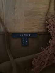 Vorschaubild 3 von Damen Top Spitze Braun Caramel Gr. 36/S Träger Elegant