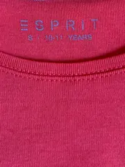 Vorschaubild 4 von Kinder Langarmshirt Gr. 140 Rot Baumwolle Basic Mädchen Alltag