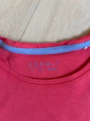 Vorschaubild 2 von Kinder Langarmshirt Gr. 140 Rot Baumwolle Basic Mädchen Alltag