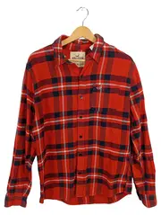 Vorschaubild 1 von Karohemd Herren Gr. 48/M Rot Flanell Langarm Freizeithemd