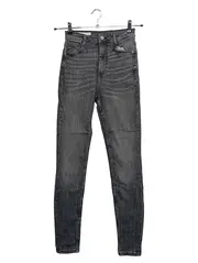 Vorschaubild 1 von Damen Skinny Jeans High Waist Grau Gr. 34 XS Stretch Hose