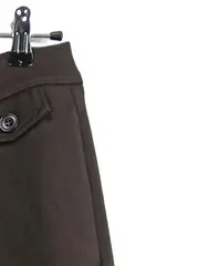 Vorschaubild 3 von TAIFUN Damen Stoffhose Braun Gr. 40 Business Bügelfalte Umschlag