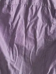 Vorschaubild 4 von Hemdbluse Damen Gr. S Lila Gestreift Baumwolle
