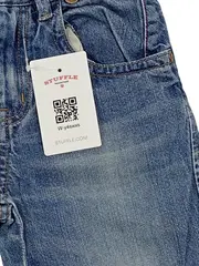 Vorschaubild 3 von Kids Jeans Shorts Mädchen Gr. 122 Blau Denim Bermuda