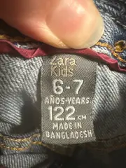 Vorschaubild 5 von Kids Jeans Shorts Mädchen Gr. 122 Blau Denim Bermuda