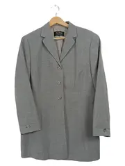 Vorschaubild 1 von Blazer Damen Business Grau Gr. 40/L Langarm Polyester Herbst