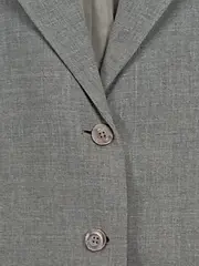 Vorschaubild 4 von Blazer Damen Business Grau Gr. 40/L Langarm Polyester Herbst