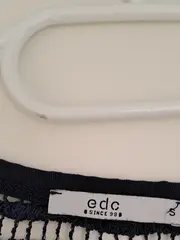 Vorschaubild 5 von Damen Top Gr. S Blau Häkeldetail Baumwolle Tanktop