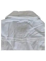 Vorschaubild 3 von Damen Jeansjacke Weiß Gr. S 36 Baumwolle Casual