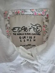 Vorschaubild 6 von Damen Jeansjacke Weiß Gr. S 36 Baumwolle Casual