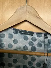 Vorschaubild 4 von Damen Tunikakleid Gr. 40 Grau Polka Dots Punkte