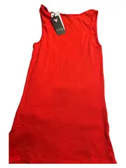 Vorschaubild 2 von Damen Tank Top Strass Logo Rot Gr. S 36 Rippstrick NEU