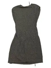 Vorschaubild 5 von Damen Sommerkleid Gr. 36/S Grau Meliert Raffung Casual Kleid