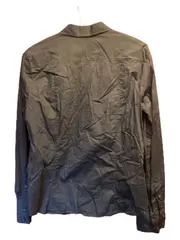 Vorschaubild 5 von Damen Bluse Langarm Schwarz Gr. L Baumwolle Basic