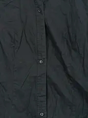 Vorschaubild 3 von Damen Bluse Langarm Schwarz Gr. L Baumwolle Basic