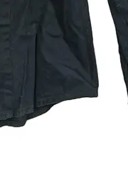 Vorschaubild 4 von Damen Bluse Langarm Schwarz Gr. L Baumwolle Basic