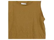 Vorschaubild 4 von Damen Ärmelloses Top Gelb Gr. 38/M Baumwolle Leinen Casual