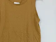 Vorschaubild 5 von Damen Ärmelloses Top Gelb Gr. 38/M Baumwolle Leinen Casual