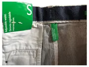 Vorschaubild 3 von Stoffhose Kinder Gr. 122 Beige Baumwolle