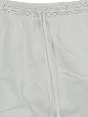 Vorschaubild 3 von Damen Nachthemd Gr. 40 Weiß Spitze Baumwolle Ärmellos Freizeit