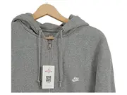 Vorschaubild 2 von Herren Kapuzenpullover Hoodie Zip Grau meliert Gr. L Sportswear