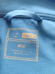 Vorschaubild 4 von Kinder Schneeanzug Overall Gr. 98 Blau Sterne Outdoor Reißverschluss
