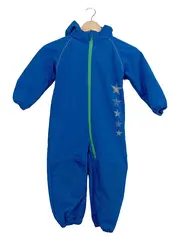 Vorschaubild 1 von Kinder Schneeanzug Overall Gr. 98 Blau Sterne Outdoor Reißverschluss