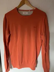Vorschaubild 2 von Herren Pullover Gr. 36 Orange Casual Baumwolle