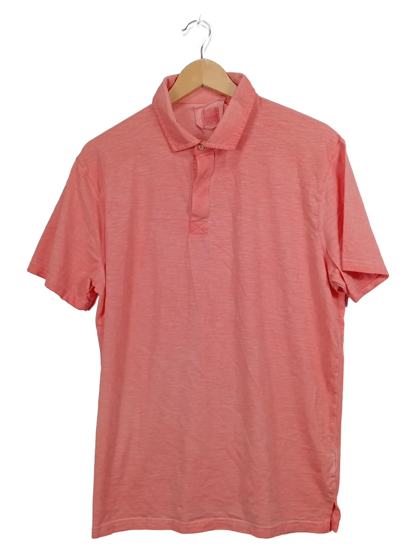 BETTER RICH Herren Poloshirt Gr. XL Rot Baumwolle Stretch Casual Vintage Look