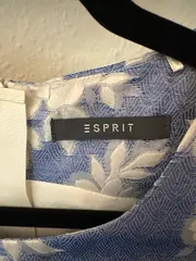 Vorschaubild 3 von Damen Etuikleid Gr. 34 Blau Blumenmuster ärmellos feminin