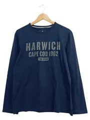 Vorschaubild 1 von Herren Langarmshirt Gr. L Blau Harwich Cape Cod Print