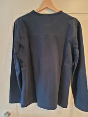 Vorschaubild 2 von Herren Langarmshirt Gr. L Blau Harwich Cape Cod Print