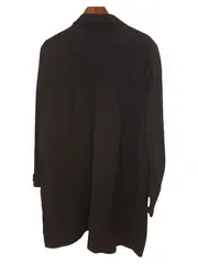 Vorschaubild 2 von Hemdblusenkleid Damen Lyocell Rüschen Minikleid Schwarz Gr. XL