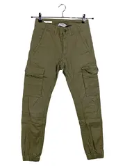 Vorschaubild 1 von Cargohose Jungen Gr. 164 Oliv Baumwolle Jogger