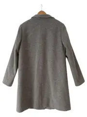 Vorschaubild 2 von Damen Übergangsmantel Gr. 38 Grau Wolle Kaschmir Elegant
