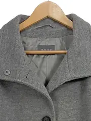 Vorschaubild 4 von Damen Übergangsmantel Gr. 38 Grau Wolle Kaschmir Elegant