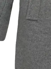 Vorschaubild 8 von Damen Übergangsmantel Gr. 38 Grau Wolle Kaschmir Elegant