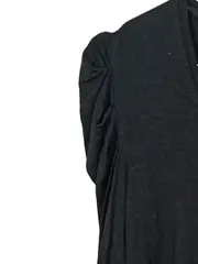 Vorschaubild 3 von Selection Damen Langarmshirt Gr. 36 Schwarz Raffungen