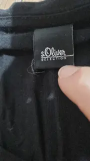 Vorschaubild 5 von Selection Damen Langarmshirt Gr. 36 Schwarz Raffungen