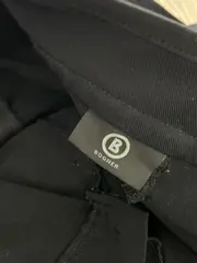 Vorschaubild 5 von Damen Hose Schwarz Bikerstil Gr. 38 Reißverschluss-Details