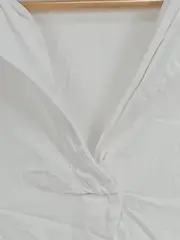 Vorschaubild 5 von Damen Hemdbluse Gr. 42 Weiß Casual Langarm