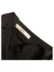 Vorschaubild 5 von EDC Damen Top 3/4-Arm Spitze Schwarz Gr. L 42 Polyester Alltag Elegant