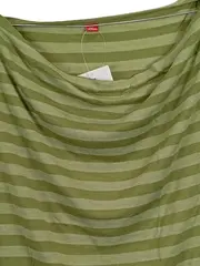 Vorschaubild 3 von Damen Top Gr. 40 L Grün Gestreift Ärmellos Viskose Freizeit