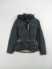 Vorschaubild 7 von Sweatjacke Damen Grau Kapuze Baumwolle Outdoor Gr. S