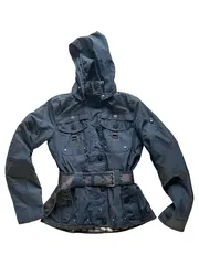 Vorschaubild 8 von Sweatjacke Damen Grau Kapuze Baumwolle Outdoor Gr. S