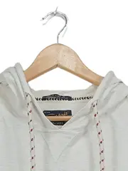 Vorschaubild 3 von Herren Kapuzenpullover Hoodie Gr. L Weiß Baumwolle Casual