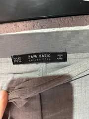 Vorschaubild 6 von Basic Stoffhose Damen XS Grau Business Anzughose Slim Fit