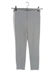 Vorschaubild 1 von Basic Stoffhose Damen XS Grau Business Anzughose Slim Fit