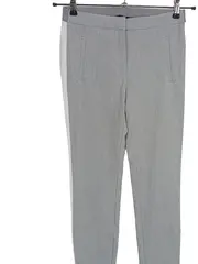Vorschaubild 2 von Basic Stoffhose Damen XS Grau Business Anzughose Slim Fit