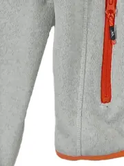 Vorschaubild 4 von Damen Fleecejacke Kapuze Grau Melange Gr. S 38 Outdoor Herbst Winter